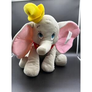 Disney Dumbo Plush 15” Jumbo Pink Ears Disneyland Resort Walt Disney World